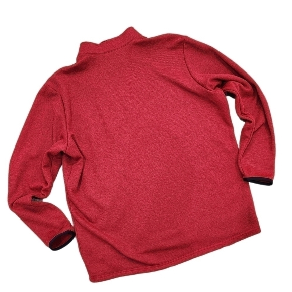 Adidas Mens Medium Red Sports Performance 1/2 Zip Fleece Pullover, Men's 2X - Picture 2 of 7